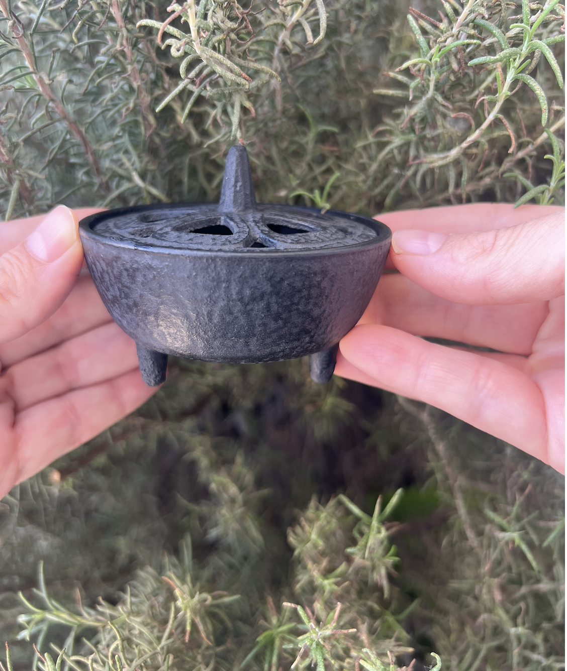 Quemador de resinas de hierro fundido (2 piezas)